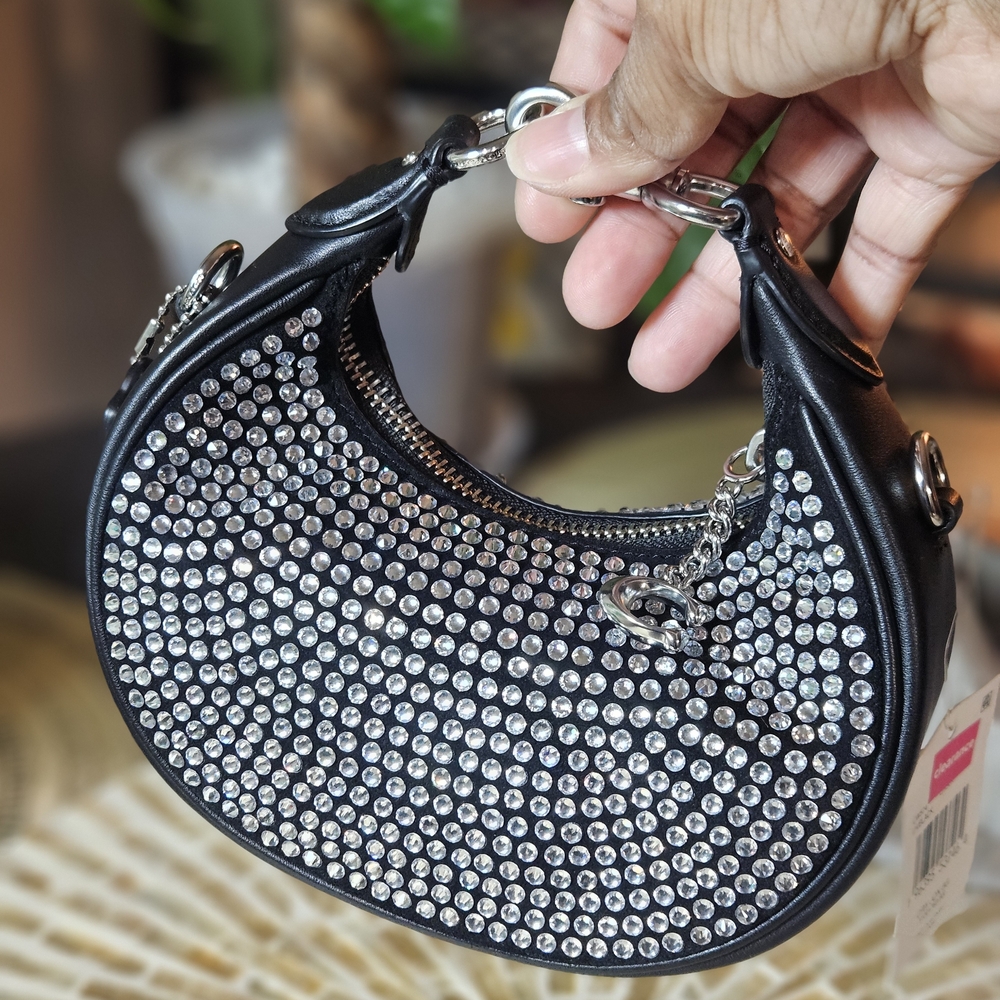 ❌SOLD ON ANOTHER PLATFORM ❌✨ Coach Jonie Bag Black with Crystals✨